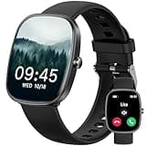 Smartwatch Damen Herren, 1.83" HD Fitness Tracker mit Schrittzähler/Blutdruckmessung/Pulsuhren/Telefonfunktion/SpO2, Gesundheitsuhr, 120+ Sportmodi, IP68 Wasserdicht Fitnessuhr für Iphone Android