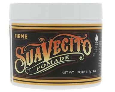 Suavecito Pomade Firme (stark) Fassungsvermögen 113 ml, 1 Packung – starker Halt Haarpomade für Männer – mittlerer Glanz auf Wasserbasis Wachs wie Flockenfreies Haargel – einfach auszuwaschen