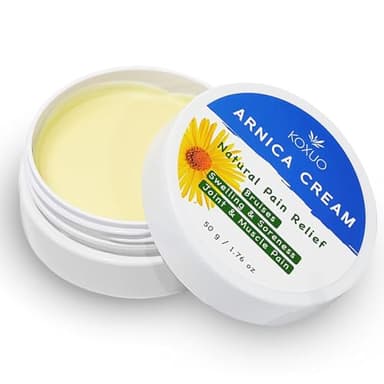 Arnika Salbe Hochkonzentriert 50g – Natürliches Schmerzgel mit Arnika-Extrakt – Wirksam bei Blutergüssen und Schwellungen – Zur Linderung von Muskel-, Gelenk- & Rückenschmerzen