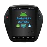 YUNTX Android 14 Autoradio für Hyundai Tucson IX35 2009-2015-[Integriertes CarPlay/Android Auto/GPS]-9.7” IPS Touchscreen-Kostenlose Kamera-DAB/Lenkradsteuerung/MirrorLink/Bluetooth 5.0/WiFi/USB/4G