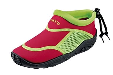 BECO Badeschuhe / Surfschuhe für Kinder rot/grün 26