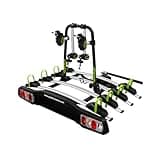 GO BIKER Fahrradträger für 2 und 4 Elektrofahrräder und Standardfahrräder - Kapazität 60 kg - Diebstahlsicherung - klappbar - Kippfunktion - Pilot 6 Funktionen - E-Bike (PRO Z4)