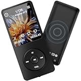 MP3 Player mit Bluetooth 5.2, MP3-MP4-Player Sport Musik-Player mit 32 GB Speicherkarte, 1.8 Zoll TFT Farbbildschirm, mit Lautsprecher, Sprachaufzeichnung, Video, FM Radio, E-Book, Tarswesi