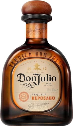 Don Julio Reposado, Premium Tequila aus Jalisco, Mexiko, 100 % blaue Agave, 8 Monate im Eichenfass gereift, pur, als Paloma- und Margarita-Cocktail, 38 % vol, Einzelflasche, 700 ml