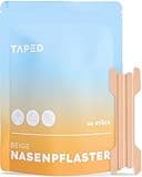Nasenpflaster gegen Schnarchen (60 Stück) - Hautfarbene Anti Schnarch Nose Strips - extra stark - Nasenpflaster besser Atmen für mehr Breath im Alltag (60)