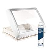 Dometic Midi Heki 70 x 50 cm für Dachstärke 30-34 mm mit Zwangsbelüftung + Wamovo Dichtmittel für Wohnwagen oder Wohnmobil
