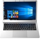 shinobee difinity Celeron Quad Core SSD (15,6 Zoll Full-HD) lautloses Notebook (Celeron N3450 4x2.20 GHz, 8GB DDR4, 500 GB SSHD, USB 3.0, HD Graphics 500, LAN, m-HDMI, Windows 11, MS Office) - 7740
