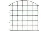 GreenYard® Teichzaun Oberbogen | 11-teiliges Komplett-Set | 5x Zaunelement 78,5 x 64 cm | 6x Befestigungsstab | Steckzaun inkl. Befestigung | Gartenzaun grün | Tiergehege