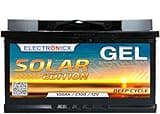 Gel Batterie 12V 100Ah Solar Edition Solarbatterien GEL-Technologie 12V Akku Solar, Solarbatterie Bootsbatterie Battery Wohnmobile, Wohnwagen 100 Ah.