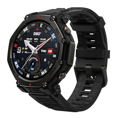 Amazfit T-Rex 3 Pro Outdoor Smartwatch 48mm Saphir-AMOLED-Display, Titan-Lünette, Dualband-GPS, Offline-Karten, 25 Tage Akku, Integ. Taschenlampe, 10 ATM, 180+ Sportmodi für Android & iPhone