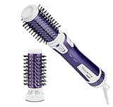 Rowenta Rotierende Warmluftbürste Brush Activ Volume & Shine, Keramikbeschichtung, 2 Bürstenköpfe, mit Schutzhülle, 3 Geschwindigkeitsstufen, Kaltstufe, rotierender Haartrockner, violett, CF9530