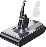 Verbesserter 8.0Ah/8000mAh V8 SV10 Akku 215681 Ersatz kompatibel für Dyson V8 Animal/Absolute/Motorhead/Fluffy/SV10 Akku Handstaubsauger Li-Ion 967834 05 Akku