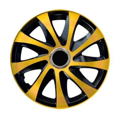 Radzierblende Drift EXTRA schwarz/Gold 15 Zoll 4er Set