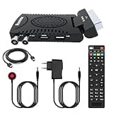 Romicta DVB-T2 Receiver & Kabel-Receiver DVB-C – H.265 HEVC FTA Full HD 1080P, PVR, USB, HDMI, Timeshift, SCART, Digitaler Terrestrischer TV-Tuner, Keine Unterstützung für Freenet TV und Satelliten