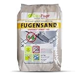 ÖkoFuge Fugensand Grau Einkehrsand Weg Terrasse Pflaster Unkrauthemmend Quarzsand Sand 20kg Sack / 1 Karton Paligo