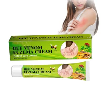 Anti-Juckreiz-Creme 20 g – Bienengift Ekzem Creme, Beruhigung juckender und geröteter Haut – Für trockene Haut