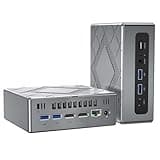NiPoGi CK10 Mini PC Ιntel Core i5-12450H(Besser als 11390H,8C/12T, bis zu 4,4GHz) Mini Computer 32GB RAM(Dual Channel,3200MHz) 512GB M.2 NVMe SSD,4K UHD/HDMI+VGA Triple Display/WiFi6/BT5.2/Type C/RJ45