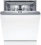Bosch SBV4EVX08E, Serie 4, Smarter XXL-Geschirrspüler Vollintegriert 60 cm, Besteckschublade, Spülmaschine mit Programmassistent, sehr Leise, Rackmatic, Automatische Türöffnung, InfoLight, AquaStop