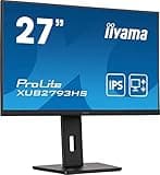 iiyama ProLite XUB2793HS-B7 68,6cm 27" IPS LED-Monitor Full-HD 100Hz HDMI DP Höhenverstellung Pivot Adaptive Sync schwarz
