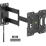 USX-MOUNT Wohnwagen TV Halterung Arretierbar, TV Wandhalterung Schwenkbar Neigbar für 17-43 Zoll TV, Max VESA 200x200mm bis zu 20kg, TV Halter Abschließbar für Wohnmobil/RV/Campingwagen, XMS018