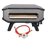 Cozze® 13" Gas-Pizzaofen für den Außenbereich mit Pizzastein und Regler, 5.0 kW 50 mbar – Perfekte Pizzen in nur 2 Minuten