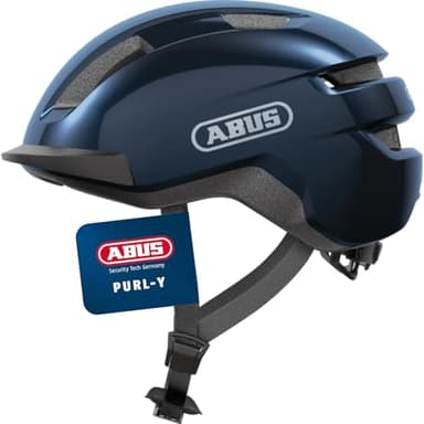 ABUS Fahrradhelm PURL-Y – geeignet für E-Bike und S-Pedelec – stylisher NTA-Schutzhelm für Erwachsene und Jugendliche – Blau, Größe M