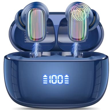 Conyat AI Kopfhörer Übersetzer, 3-in-1Echtzeit Sprachübersetzer Kopfhörer 164 Sprachen mit App, 6 Übersetzungsmodi, 40H Bluetooth 5.4 Übersetzer für Studium, Reisen, Wirtschaft, Blau