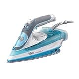 Braun TexStyle 5 Dampfbügeleisen SI 5006 BL – Bügeleisen mit Freeglide 3D Bügelsohle, Vertikaldampf, 2600 Watt, Dampfstoß 180 g/min, 300 ml Wassertank, Blau