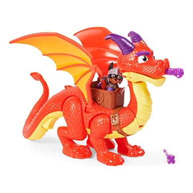 PAW PATROL, Rescue Knights Sparks der Drache Actionfigur mit Spielfigur Claw, Spielzeug geeignet für Kinder ab 3 Jahren