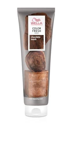 Wella Professionals Color Fresh Mask Chocolate Touch – Haarkur zum Beleben und Verändern der Haarfarbe – pflegende Tönung mit Avocadoöl – für braunes Haar – 150 ml