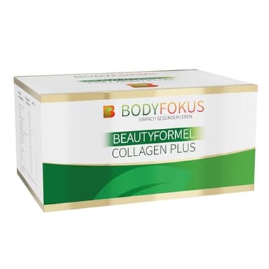 BodyFokus BeautyFormel Collagen Plus - Kollagen Pulver aus Weidehaltung + Hyaluronsäure