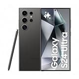 Samsung Galaxy S24 Ultra AI Smartphone, Android-Handy ohne Vertrag, 12GB RAM/256GB Speicher, 200-MP-Kamera, S Pen, Lange Akkulaufzeit, Titanium Black, 3 Jahre Herstellergarantie