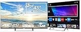 43" UHD Smart TV/Fernseher JTCS43U39431FL, VIDAA, Triple Tuner