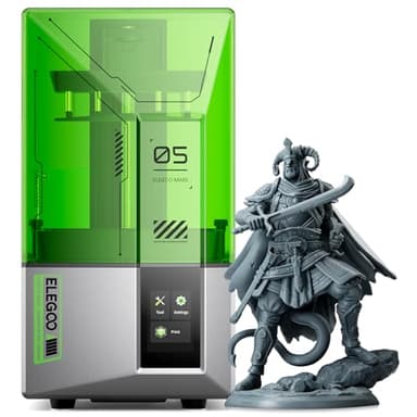 ELEGOO Mars 5 Resin 3D Drucker mit 4K-Mono-LCD, Auto-Leveling, Intelligente Fehlererkennung, MSLA Desktop-3D-Drucker mit einem Druckvolumen von 143,43 x 89,6 x 150 mm³