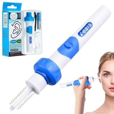 Oroclear Ohrenschmalz-Sauger Original, Podomax Oroclear Ohrenschmalz-Reiniger, Reiniger Mit 2 Waschbaren ErsatzköPfen Sicheres Und Weiches Ear Cleaner,FüR Kinder Und Ohrreiniger Erwachsene