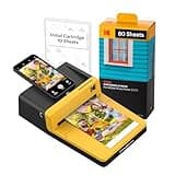 KODAK Dock ERA 4PASS Mobiler Fotodrucker (10x15cm) Fotodrucker + 10 Blatt im Lieferumfang enthalten + 80-Blatt-Patrone