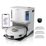 Shark PowerDetect 2-in-1-Saug- & Wischroboter, NeverTouch Pro 60 Tage, Selbst-Entleerung, Befüllung & -Reinigung, 3D- & LiDAR-Navi, NeverStuck-Hindernisumgehung, Weiß, AV2800ZEEUWH