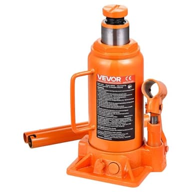 VEVOR hydraulischer Wagenheber Flaschenwagenheber 12 t 205–400 mm Hubbereich, Hochleistungs-Stempelwagenheber für Auto SUV Pickup Autoreparatur Hauslift landwirtschaftliche Geräte, Orange