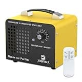 JOBYNA Ozongenerator Auto mit Fernbedienung 10,000mg/h, Tragbar O3 Ozon-Luftreiniger Ozongerät mit Timer, Geruchskiller Geruchsentferner für Zimmer, Büro, Garage, Autos, Rauch und Haustiere
