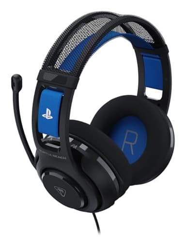 Turtle Beach Atlas 200 Wired Gaming Headset für PS5 und PS4 - offiziell lizenziert für PlayStation, Schwarz