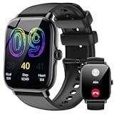 IFMDA Smartwatch Herren Damen mit Telefonfunktion - 1,85" Sports Smart Watches, 270 mAh Fitnessuhr Heart Rate Sleep Blutsauerstoff Monitor, Schrittzähler für IOS und Android