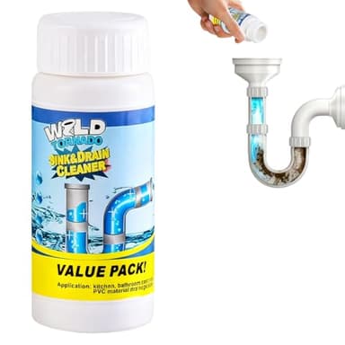 MOLZINY Abflussreiniger Schaum Extra Stark Rohrreiniger Extrem Stark Wild Sink Und Drain Cleaner Hochwirksamer Rohrreiniger Mit Aktivschaum Für Küche Bad Toilette Balkon Alle Rohre