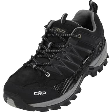 CMP Herren Rigel Low Shoe WP Trekking-& Wanderhalbschuhe, Nero Grey, 46 EU