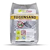 ÖkoFuge Fugensand Anthrazit Einkehrsand Weg Terrasse Pflaster Unkrauthemmend Quarzsand Sand 20kg Sack / 1 Karton Paligo