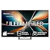Hisense 75U7Q Fernseher 75 Zoll, 4K Mini LED ULED, Smart TV, Hi-View AI Engine, 144Hz Game Mode Pro, FreeSync Premium, Built in Subwoofer, Dolby Vision IQ Atmos, Airplay, Sprachsteuerung[2025]