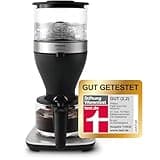 Philips Filterkaffeemaschine – 1.25-Liter-Fassungsvermögen, bis zu 15 Tassen, Boil & Brew, schwarz/silbern (HD5416/60)