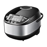 Midea Reiskocher, Multikocher mit 11 Programme, Rice Cooker 5 Lite bis 10 Personen, Slow Cooker mit Dampfgarer, Premium Innentopf, Warmhaltefunktion, Timer, 6-Phasen-Technologie
