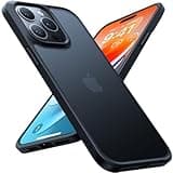 TORRAS Guardian für iPhone 15 Pro Hülle [TOP Zertifizierte Militärschutz] Matt Durchscheinende Rückseite [Samtweiche Haptik] Stoßfest mit Abnehmbare Knöpfe Schutzhülle iPhone 15 Pro Titan Schwarz