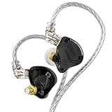 Yinyoo KZ ZS10 PRO X In-Ear-Kopfhörer, ZS10 PRO X Upgraded 4BA + 1DD Hybrid-Treiber, HiFi-Ohrhörer, kabelgebundene Kopfhörer mit 0,75 mm 2-poligem Kabel(x schwarz, kein Mikrofon)
