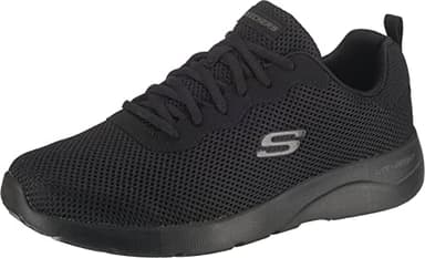 Skechers Herren Dynamight 2.0- Rayhill Sneaker, Black Mesh Pu Trim, 43 EU